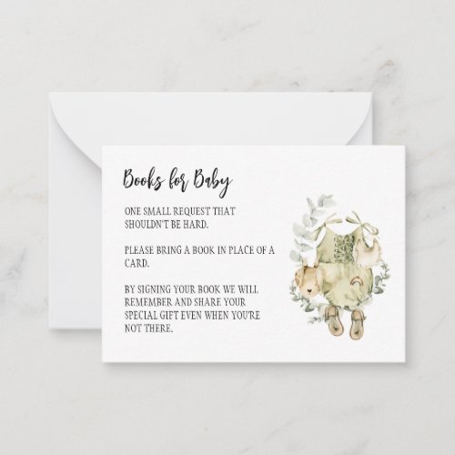 Boho Books For Baby Gender Neutral  Note Card
