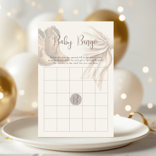 Boho Boots Or Bows Gender Reveal Bingo Game