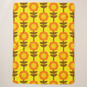 Boho Botanica Sherpa Blanket