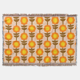 Boho Botanica Throw Blanket