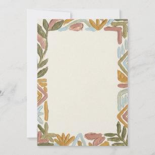 Boho Botanical Add Your Own Text Invitation