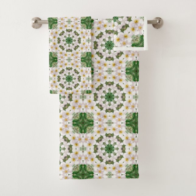 Boho Botanical  Bath Towel Set (Insitu)