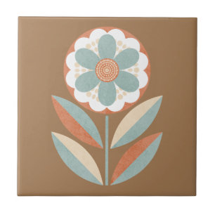 Boho Botanical Ceramic Tile