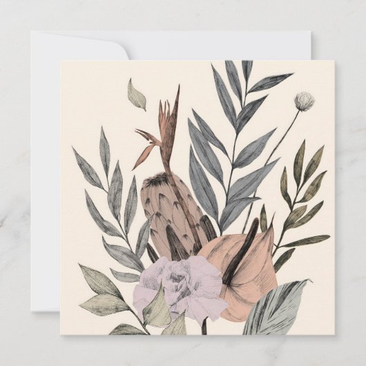 Boho Botanical Garden - Floral Illustration (Front)