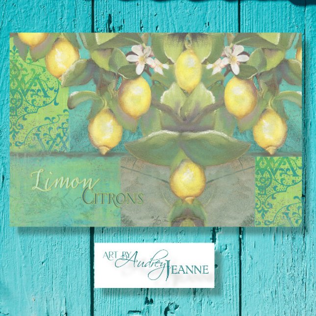 BOHO Botanical Lemon Vintage Ephemera Decoupage Tissue Paper (Creator Uploaded)