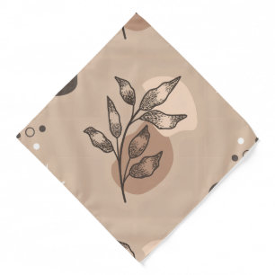 Boho Botanical Pocket Square Bandana