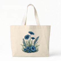 Boho Botanical Tote Bag for Everyday Errands