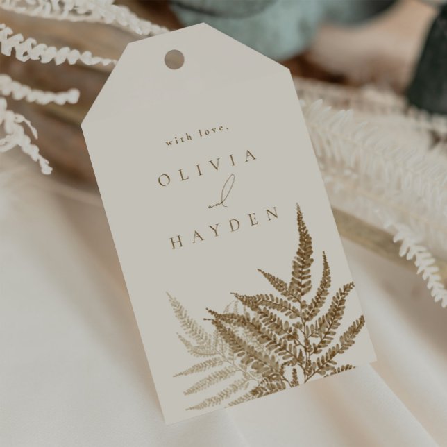 Boho Botanical Wedding Favor Tag (Creator Uploaded)