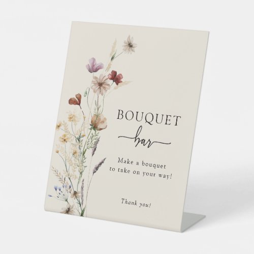 Boho Bouquet Bar Sign