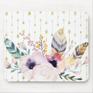 Boho Bouquet Mouse Pad
