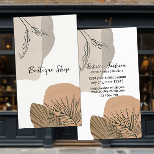 Boho Boutique Shop Business Card