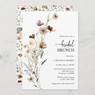 Boho Bridal Brunch Invitations