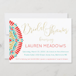 Boho Bridal Fiesta Wedding Shower Invitation