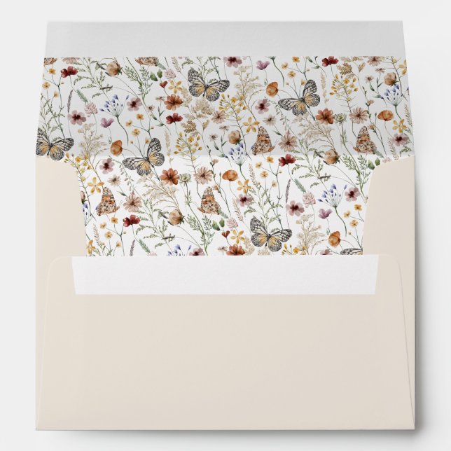 Boho Bridal Shower Envelope (Back (Bottom))