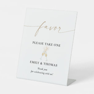 Boho Bridal Shower Favor Sign