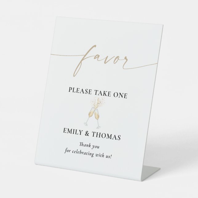 Boho Bridal Shower Favor Sign (Front)