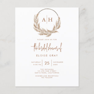 Boho Bridal Shower Invitation