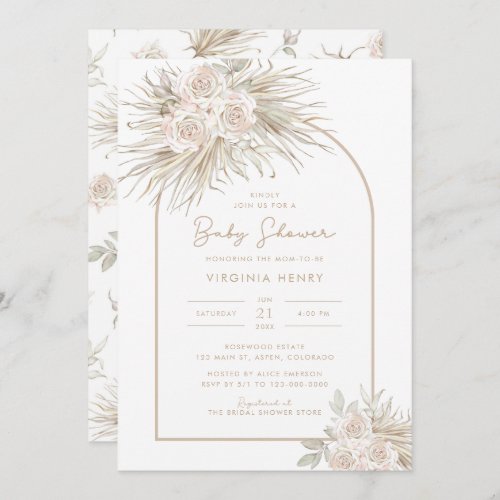 Boho Bridal Shower Invitation