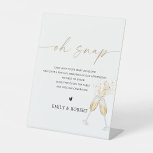 Boho Bridal Shower Oh Snap Sign