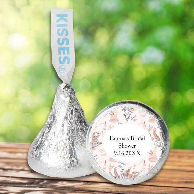 Boho Bridal Shower Pattern Bridal Shower Hershey®'s Kisses® (Creator Uploaded)