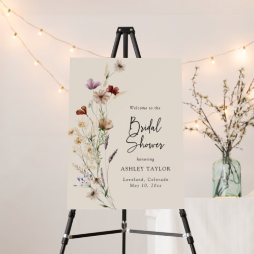 Boho Bridal Shower Sign