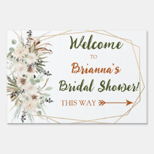 Boho Bridal Shower Yard Sign