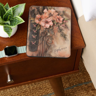 Boho Bridle Blush Pink Flowers Kindle Cover