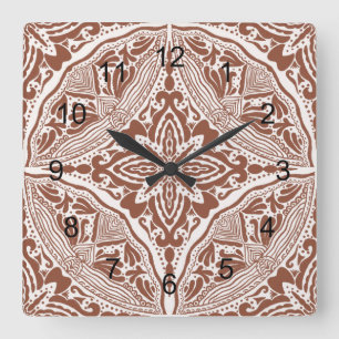Boho Briella  Square Wall Clock