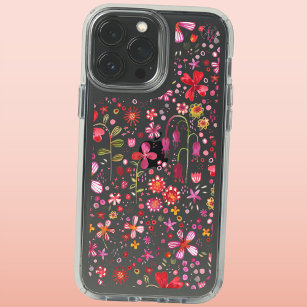 Boho Bright Floral Watercolor Speck iPhone 13 Pro Max Case