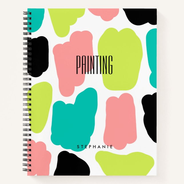 BOHO Bright Pastels Subject Notebook (Front)
