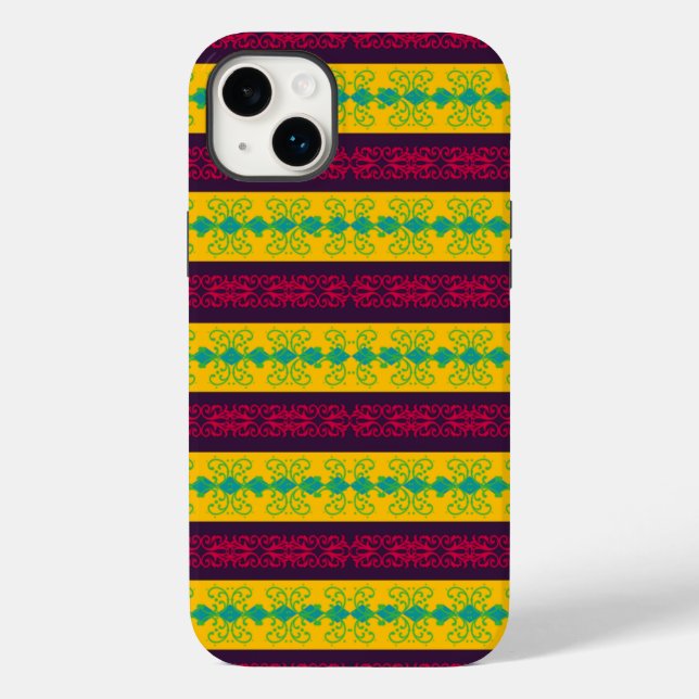 Boho Brocade Stripe Case-Mate iPhone Case (Back)