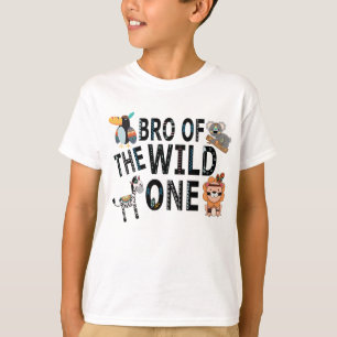 Boho Brother Of The Wild One Birthday T-Shirt