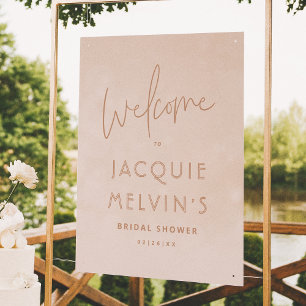 Boho Brunch & Bubbly Bridal Shower Welcome Sign