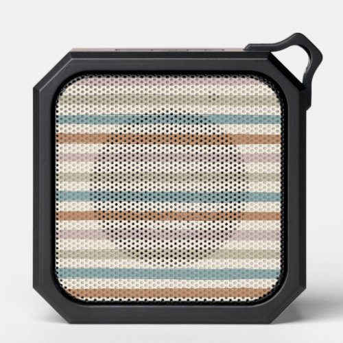 Boho Brush Stripes Seamless Earth Tone Bluetooth Speaker