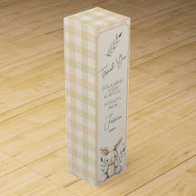 Boho Bunny Neutral Baby Shower Favour