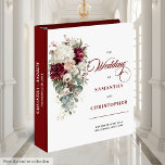 Boho Burgundy White Artistic Wedding Memory Album 3 Ring Binder<br><div class="desc">✅ For matching items search 208W in my collections ✅ Keep your wedding memories beautifully organized with this boho wedding binder and memory album, featuring watercolor burgundy and white roses accented with shimmering gold leaves. Designed in a rich and romantic palette of burgundy, marsala, maroon, deep red, dark red, white,...</div>