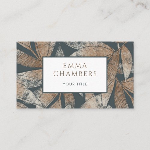 Boho  business card