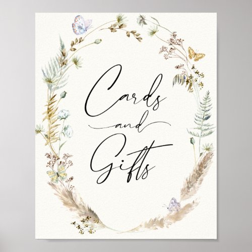  Boho Butterflies Cards and Gifts Poster