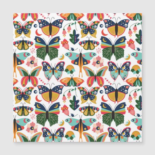 Boho Butterflies Seamless Wallpaper Pattern