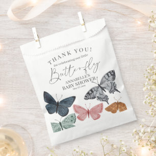 Boho Butterfly Baby Shower Dessert Favor Bag