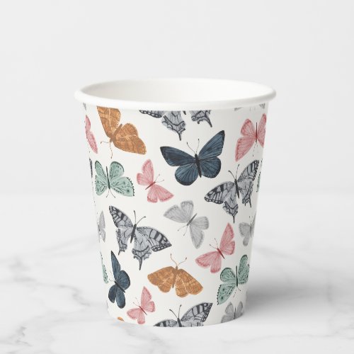Boho Butterfly Shower Party Tableware Cup