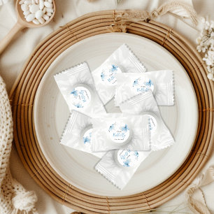 Boho Butterfly Wildflower Floral Boy Baby Shower Life Saver® Mints