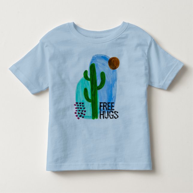 Boho cactus baby Tshirt (Front)