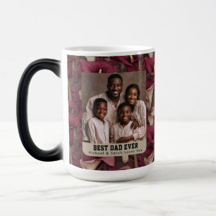 Boho Calla Lilies Bouquet Happy Fathers Day Custom Color Morph Mug