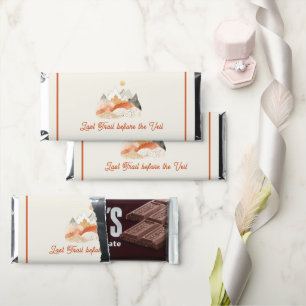 Boho Camping Bachelorette Party Chocolate bar