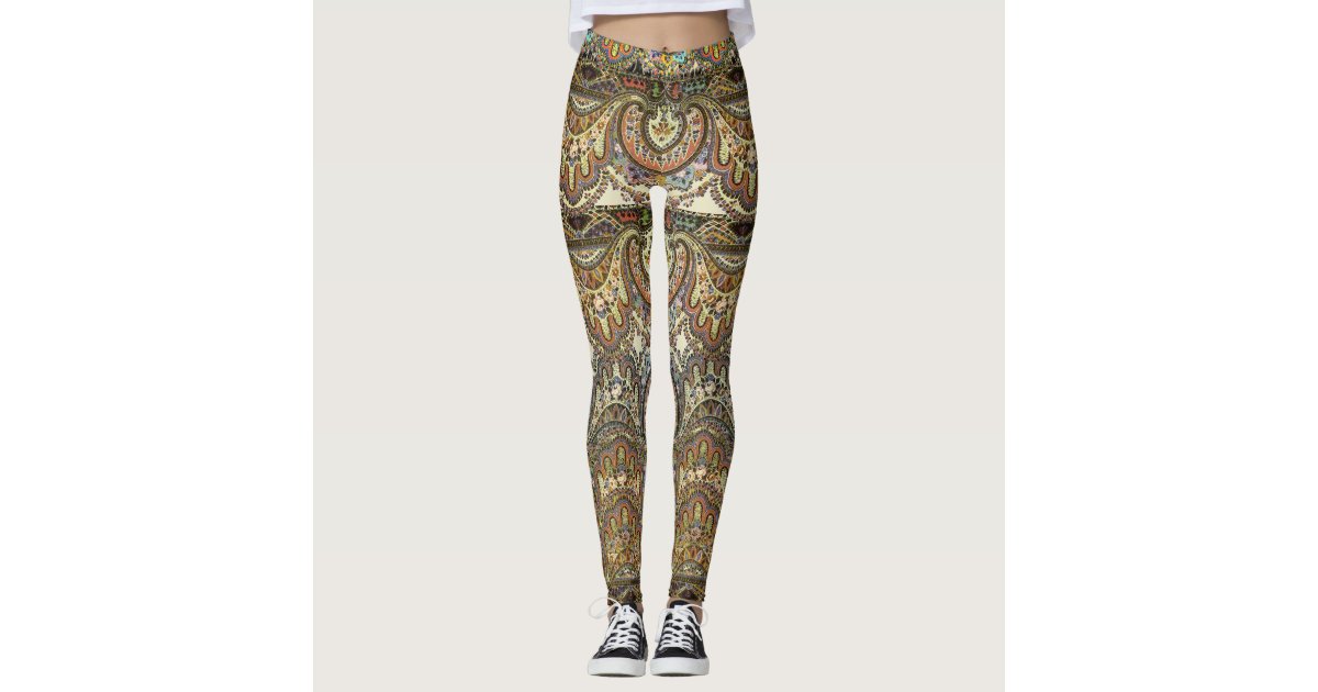 Boho Caravan Antique Leggings