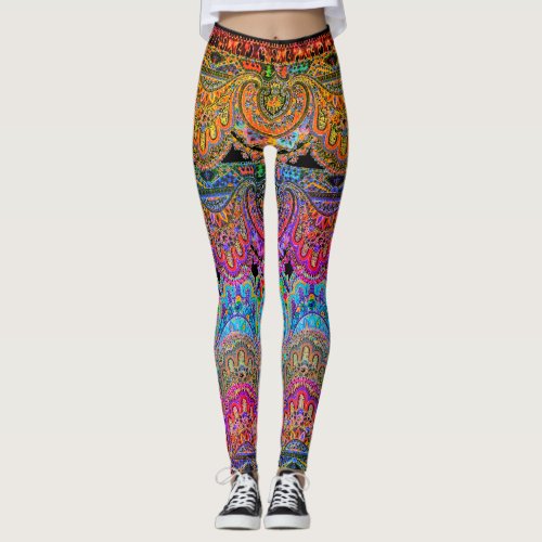 Boho Caravan Customizable Leggings