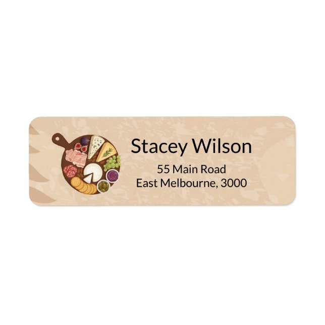 Boho Catering Return Address Label (Front)