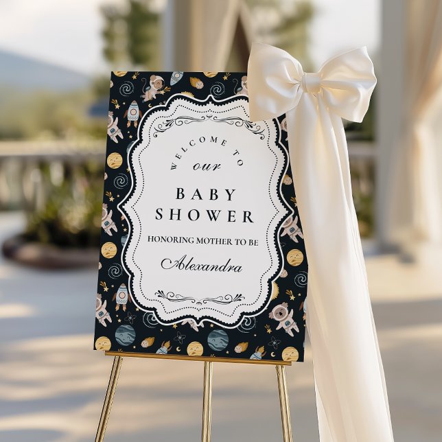 Boho Celestial Animal Baby Shower Foam Board (Creator Uploaded)