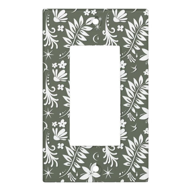 Boho Celestial Light Switch Cover (Front)